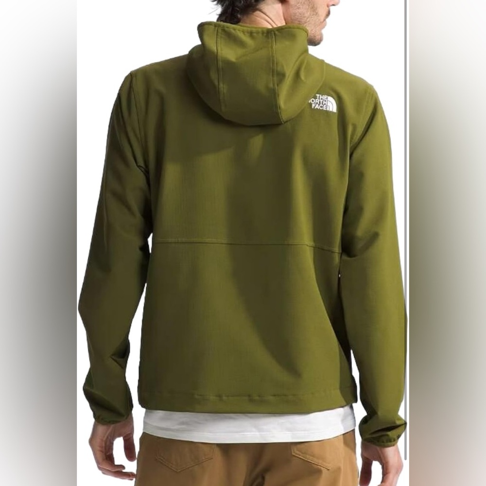 The North Face Men’s Willow stretch softshell jacket Forrest Olive Small NWT - Picture 3 of 3